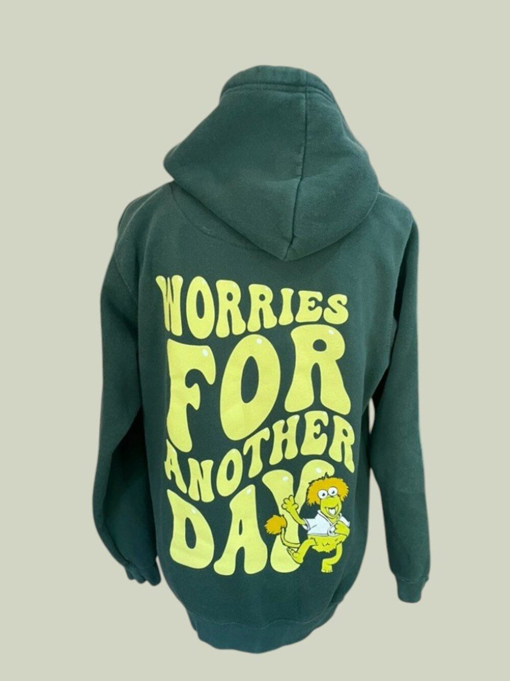 Fraggle Rock x Retrokid Dance Your Cares Away Hoodie Green Size S